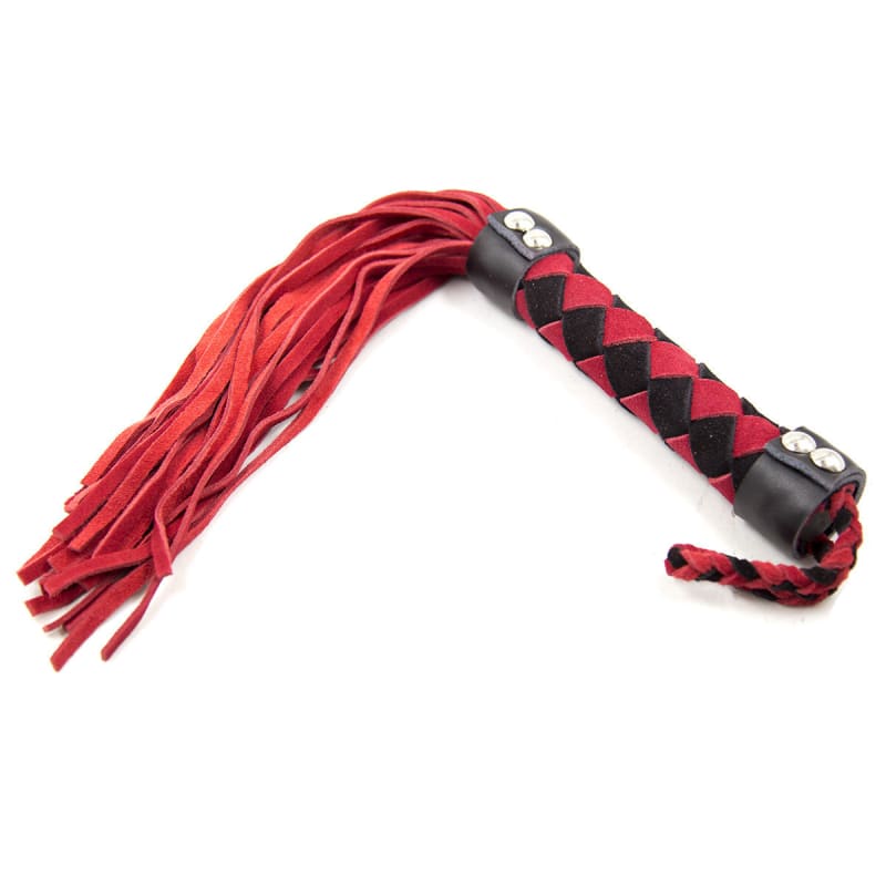 Bondage Real Leather Whip - Pleasures and Sins   Pleasures and Sins