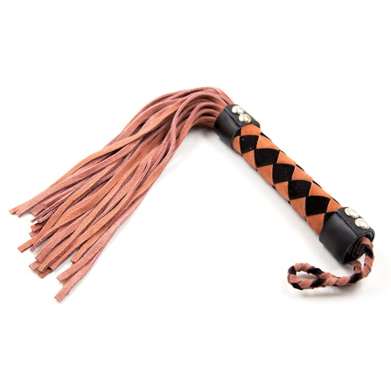 Bondage Real Leather Whip - Pleasures and Sins   Pleasures and Sins