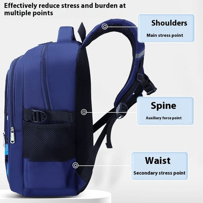 Breathable Light Negative Large Capacity Schoolbag