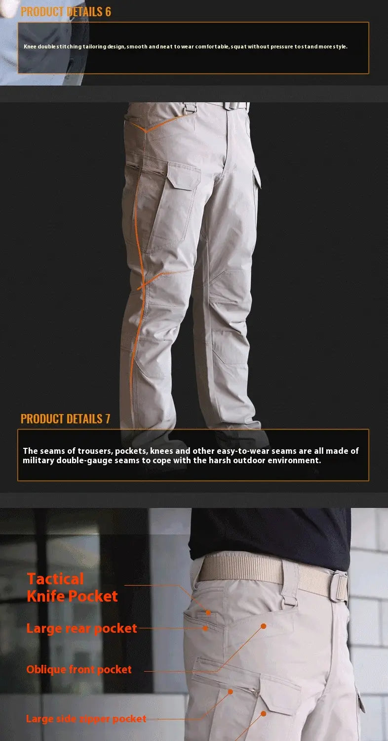 Pantalon de travail extérieur extensible pour hommes Respirant à séchage rapide