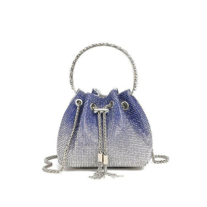 Classic Rhinestone Women’s Evening Crossbody Bag Gradient