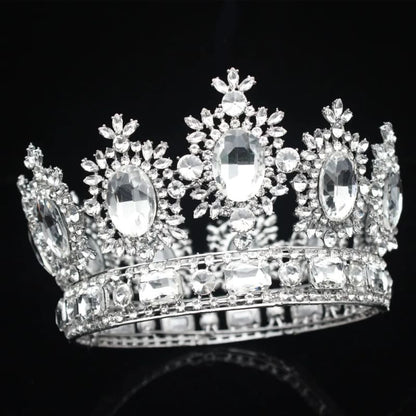 Crystal Bridal Crown Headpiece Wedding Jewelry