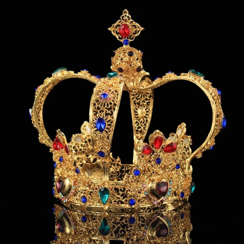 Crystal Queen King Crown for Women Pageant Events