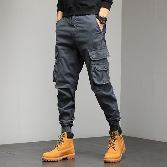 Mens Multi-pocket Casual Slim Fit CargoPants