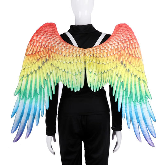 Decorative Rainbow Colour Angel Wings Gay Pride - default