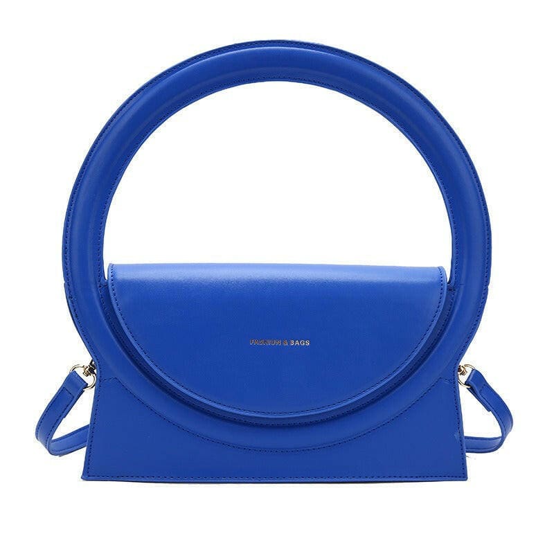 Designer Handbag Versatile Retro Shoulder Crossbody Bag blue