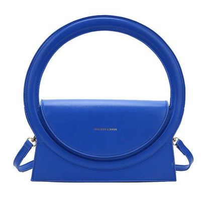 Designer Handbag Versatile Retro Shoulder Crossbody Bag blue