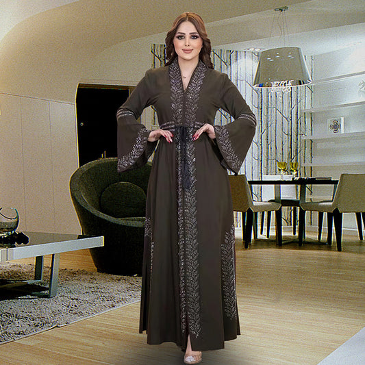 Womens Elegant Luxury Muslim Robe Arabic Gown - Pleasures and Sins   Pleasures and Sins