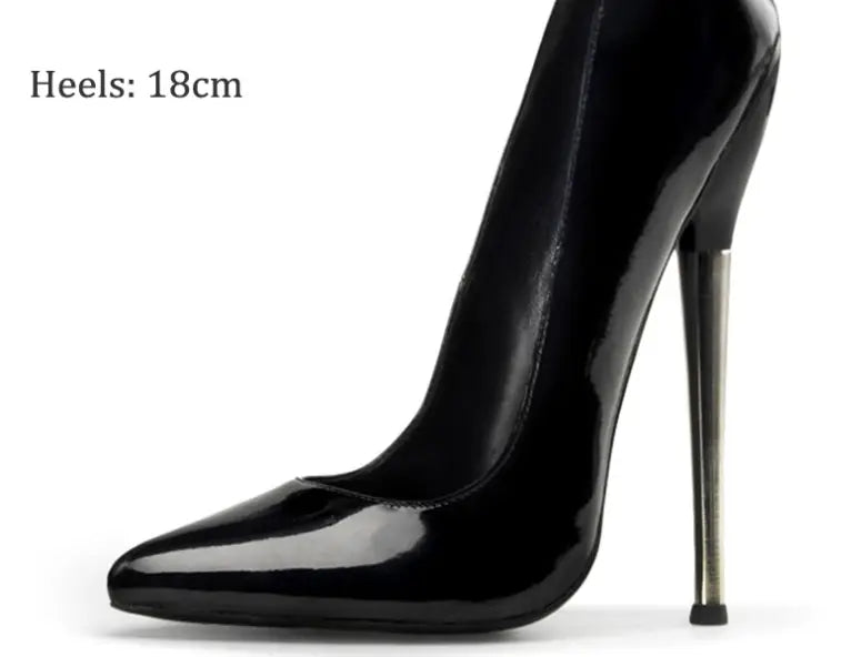 18cm Stiletto Pointed Toe High Heels