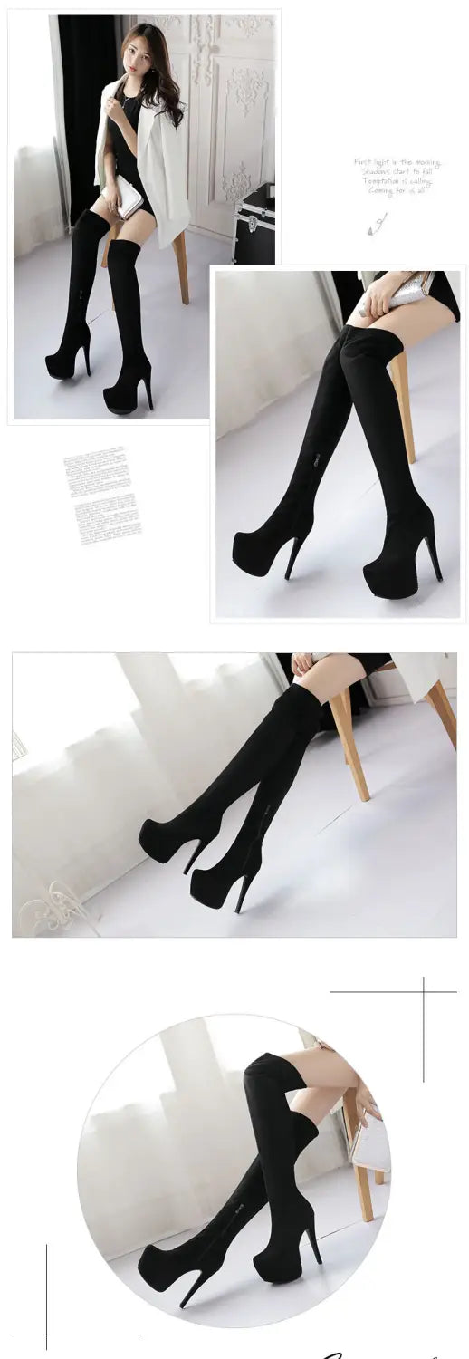 Autumn And Winter New High-heeled Women’s Nightclub