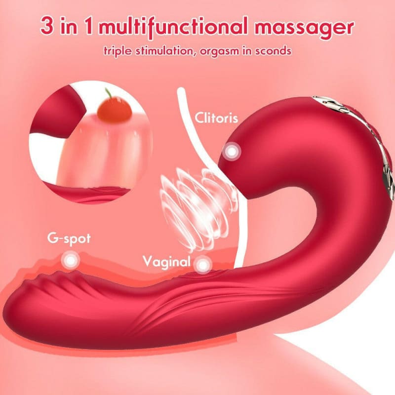 Female Masturbator Dual-Use Couples Massage Device