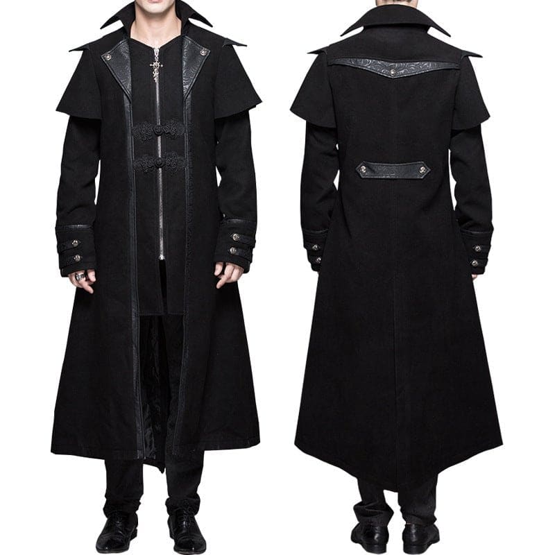 Steampunk, Battle, Cosplay Medieval Design Long Coat - Pleasures and Sins   Pleasures and Sins