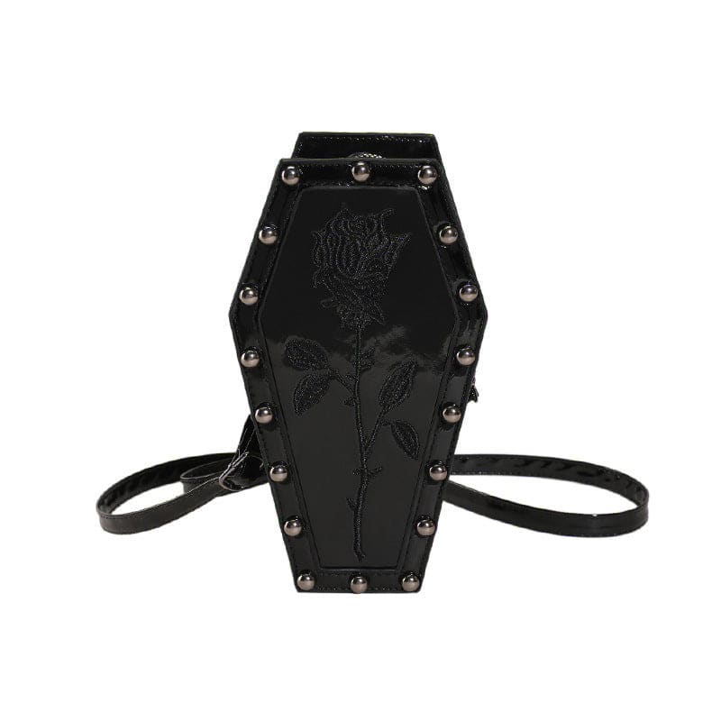 Gothic Style Halloween Ghost Coffin Shoulder Bag