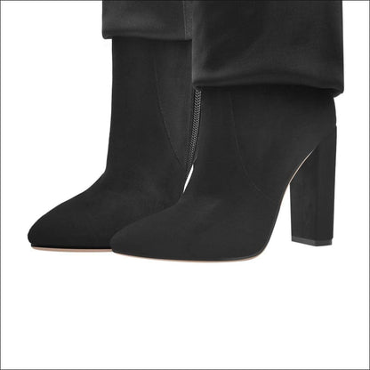 Gucci Style Ladies Pointed Toe Knee High Boots