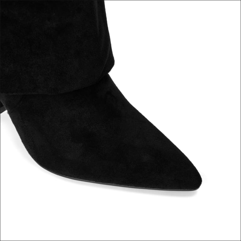 Gucci Style Ladies Pointed Toe Knee High Boots