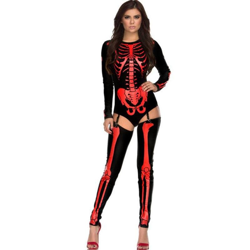 Halloween Cosplay Costume Skull Zombie Uniform Online