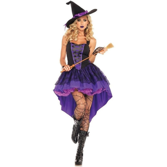 Halloween Witch Costume Devil Costume for Parties Purple / S