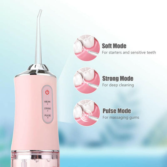 Hand-held Electric 3-Speed Water Jet Dental Floss Set