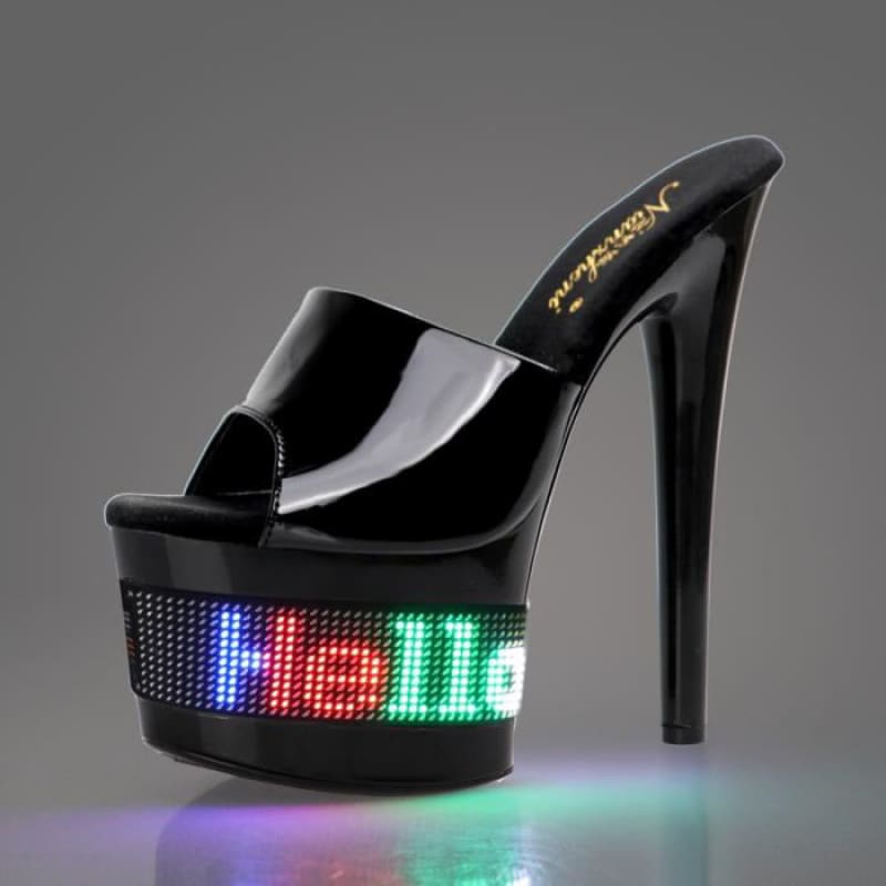 Ultra High Stripper & Drag Queen LED Display Shoes