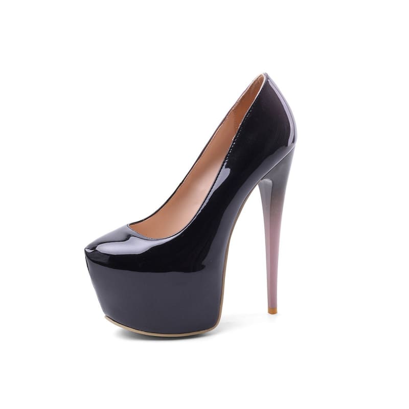 High Platform Heel Drag Queen Shoes with Ankle Strap