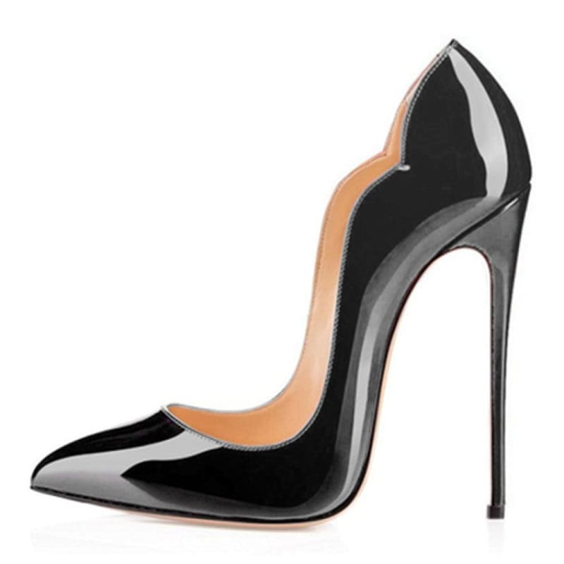 High Stiletto Heel Drag Queen Shoes In Many Colours - Black
