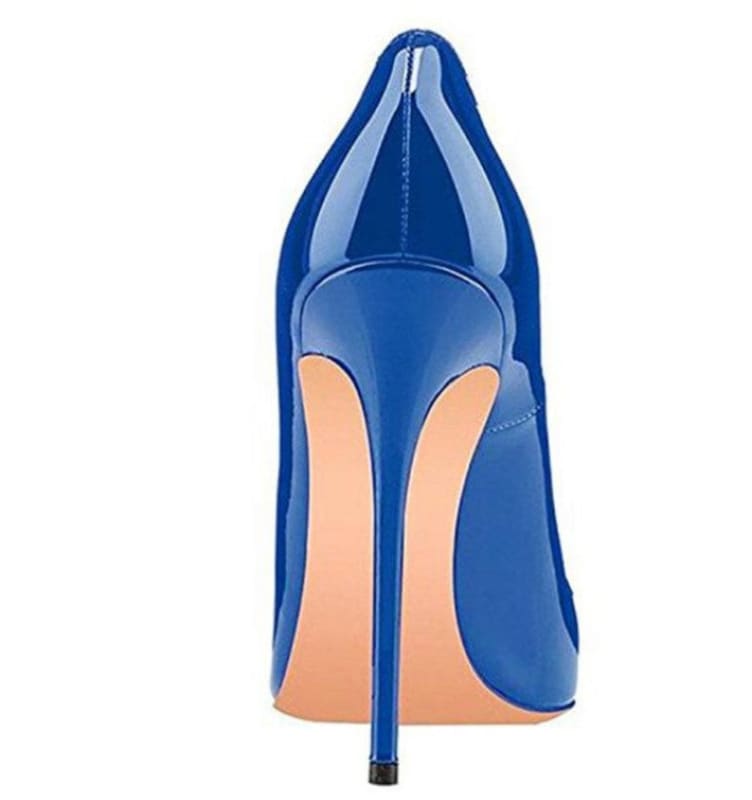 High Stiletto Heel Drag Queen Shoes In Many Colours - Blue