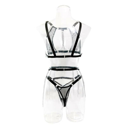 Hot Girl Chain Net Sexy Ladies Lingerie Set - Seductive