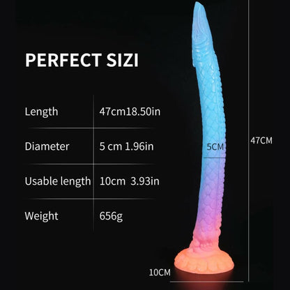 Illuminous 18 Inch Anal Plug Toy Dilator Sex Toy