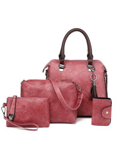 Ladies Four-Piece Set Retro Messenger Bag