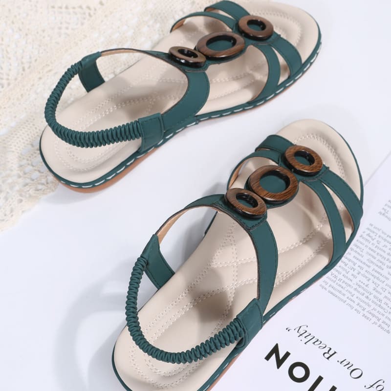 Ladies Bohemian Design Ankle Fasten Sandals