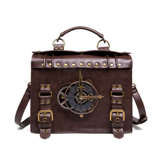 New Style Women's Bag Steampunk Industrial Retro Style Women's One-shoulder Diagonal Bag - Pleasures and Sins
