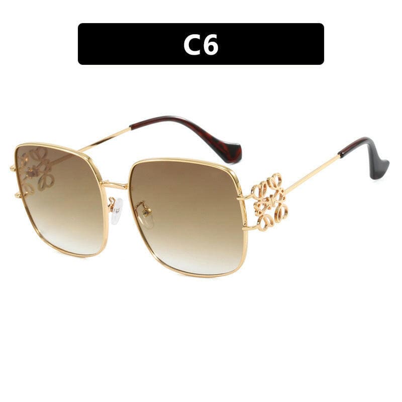 Personalized Simple Sunglasses for Versatile Fashion Gold