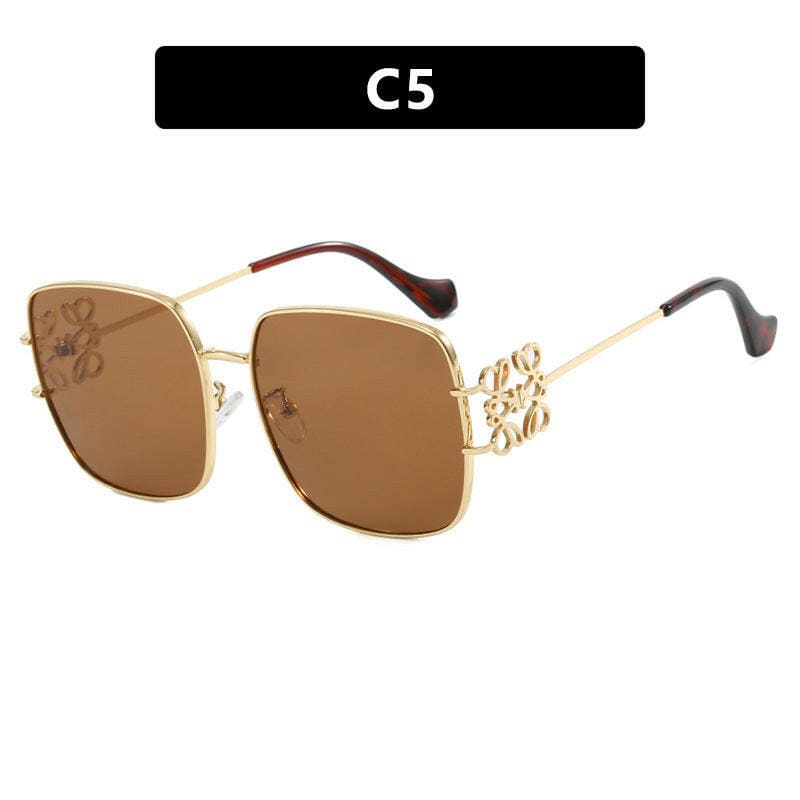 Personalized Simple Sunglasses for Versatile Fashion Gold