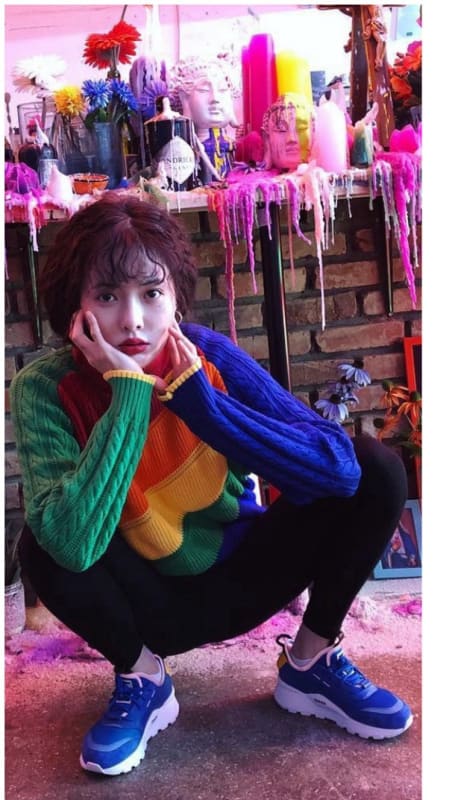 Ladies Rainbow Sweater Gay Pride - Top