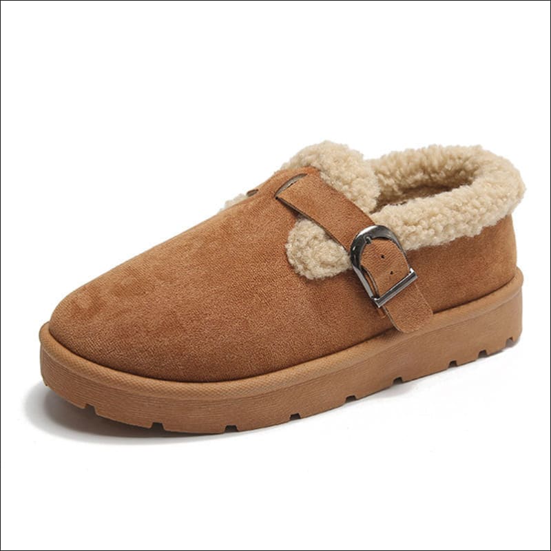 Ladies Thick Sole Fleece-lined Ugg Style Snow Boots