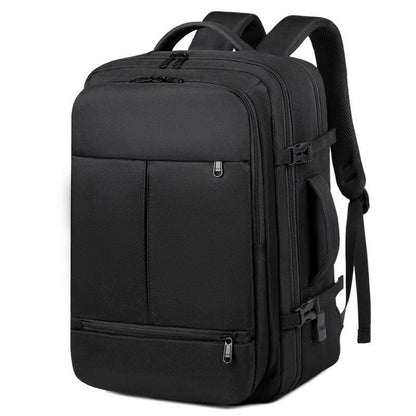 Large Capacity Backpack with Multiple Pockets and Zippers