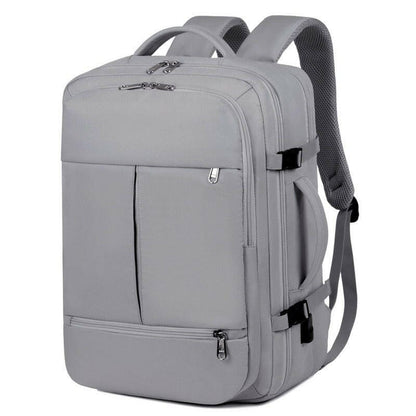 Large Capacity Backpack with Multiple Pockets and Zippers