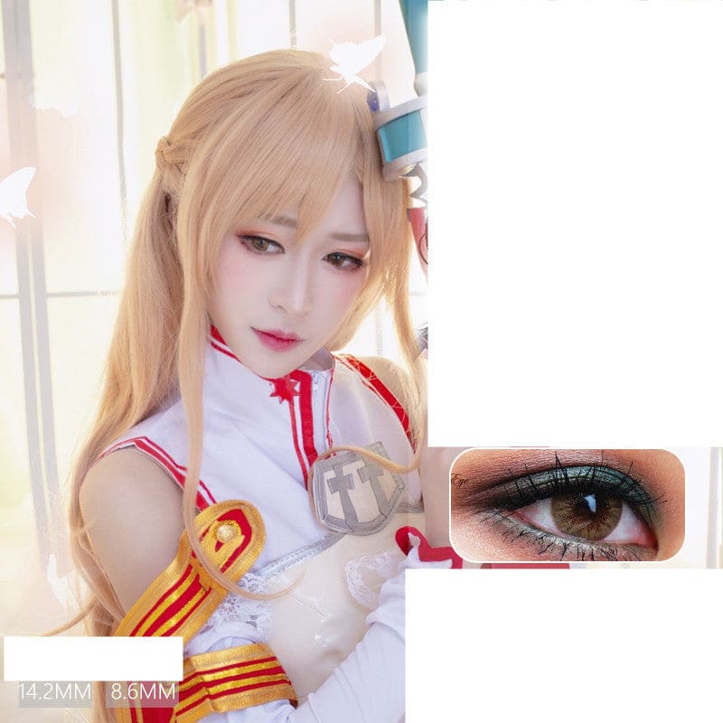 Large Diameter Color Contact Lenses in Elsa Blue