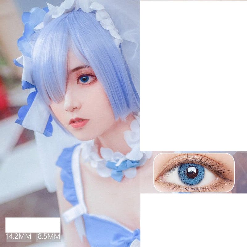 Large Diameter Color Contact Lenses in Elsa Blue ELSA blue