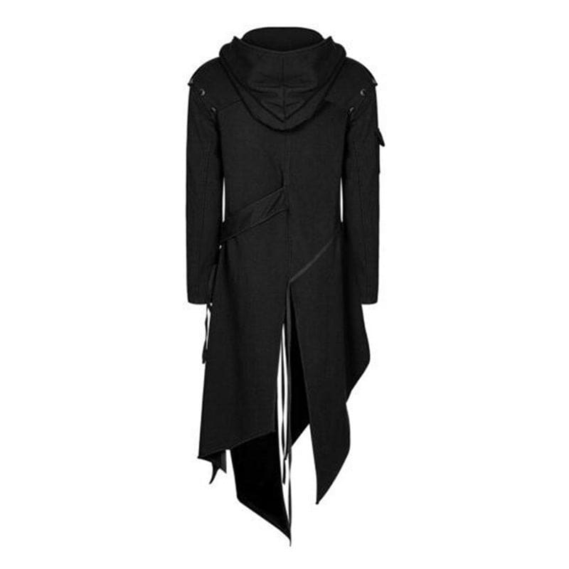 Long Steampunk Victorian Style Mens Button Front Tail Coat - Pleasures and Sins   Pleasures and Sins