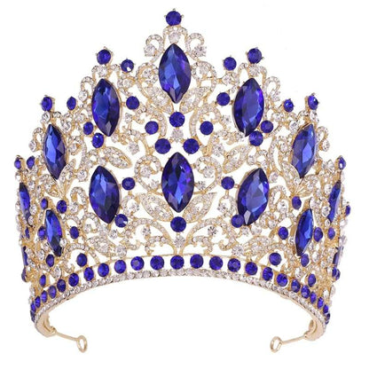 Luxury Royal Crown Large Crystal Tiara for Women 4