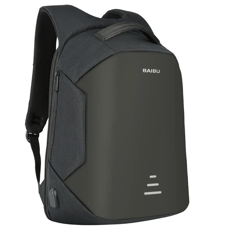 Men’s Anti-Theft Laptop Backpack with USB Charging