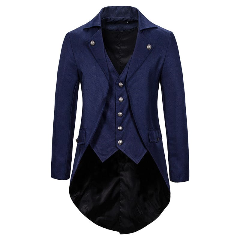 Men’s Lapel Steampunk Industrial Tuxedo Tailcoat Jacket - Pleasures and Sins   Pleasures and Sins