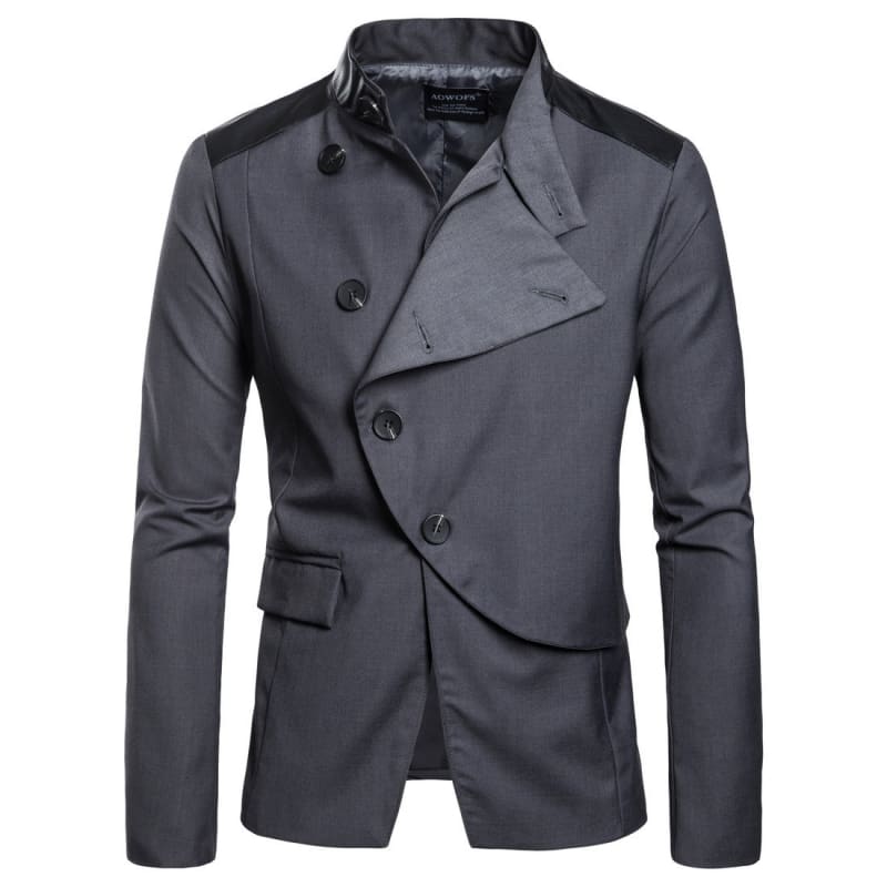 Men's Tuxedo Wrap Over Casual Suit Jacket - Pleasures and Sins