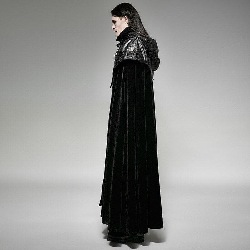 Men’s Windbreaker Cloak, Battle, Cosplay Hooded, Multi Buckle Coat - Pleasures and Sins   Pleasures and Sins