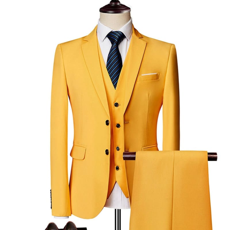 Mens Slim Fit Formal Suit in Stunning Colours