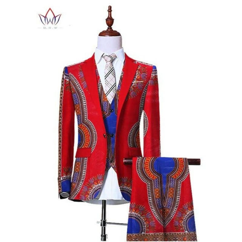 Mens 3 Piece Slim Fit Cowboy Suit Jacket Waistcoat Trousers