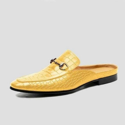 Mens Backless Moccasin Loafers Versatile Shoes