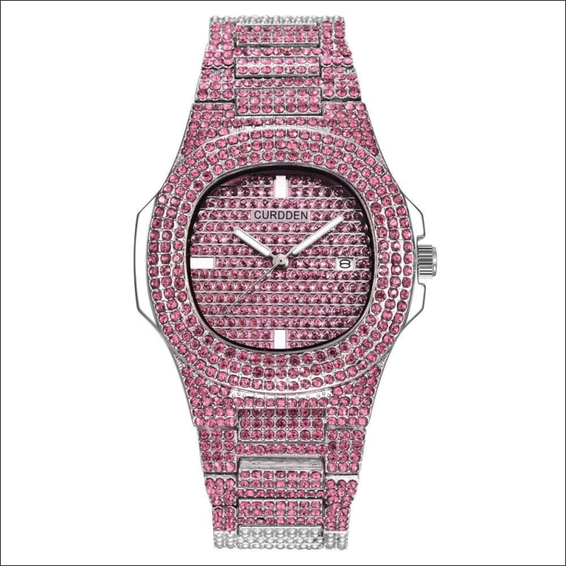 Men’s Bling Diamond Luxury Hip Hop Watch for Style