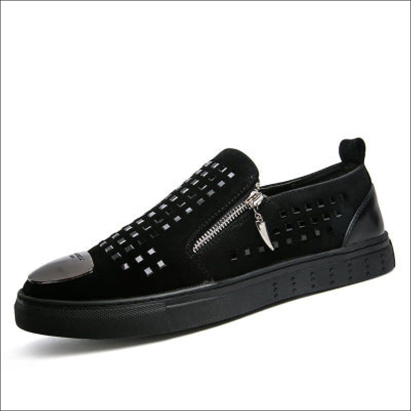 British Style Rhinestone Studded Fashion Shoes for Men